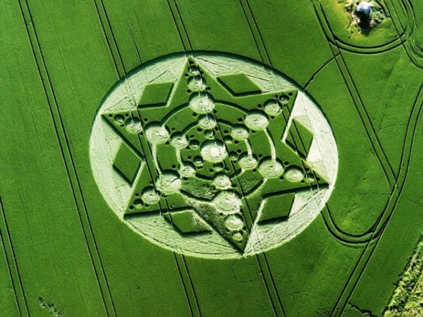 Загадочные геометрические круги на полях